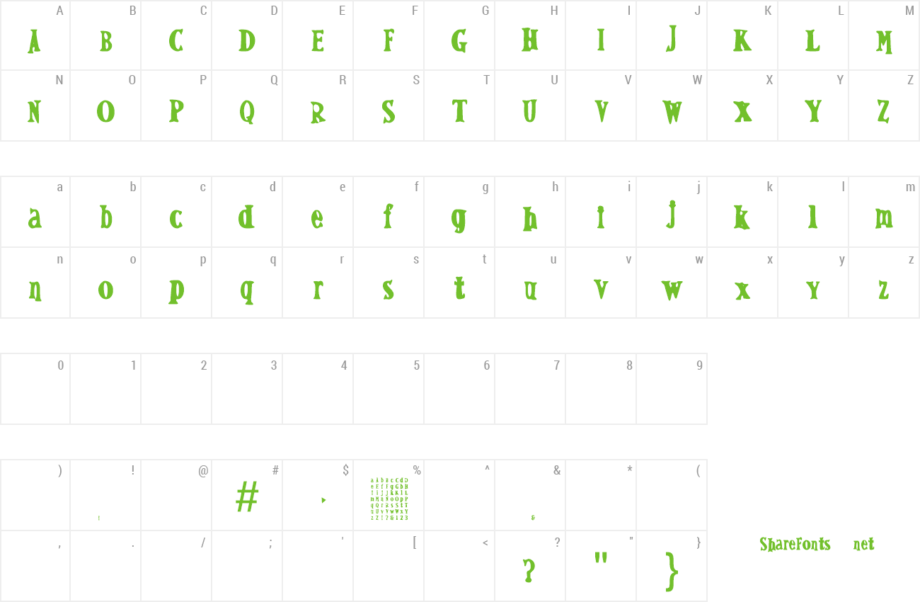 Font Wet Cat preview